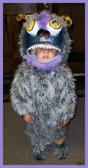 Homemade Monster Costume for kids