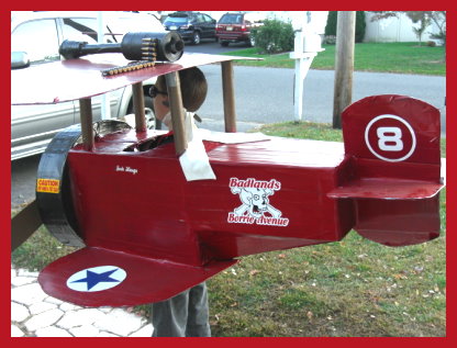 Pilot in Bi-Plane Costume