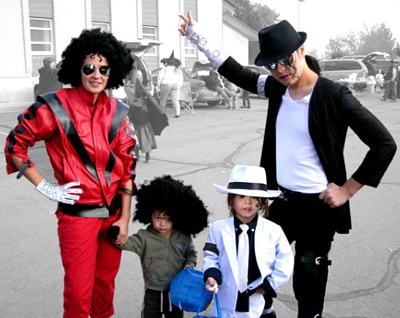 Celebrity Costume Idea - Multi-Staged Michael Jackson