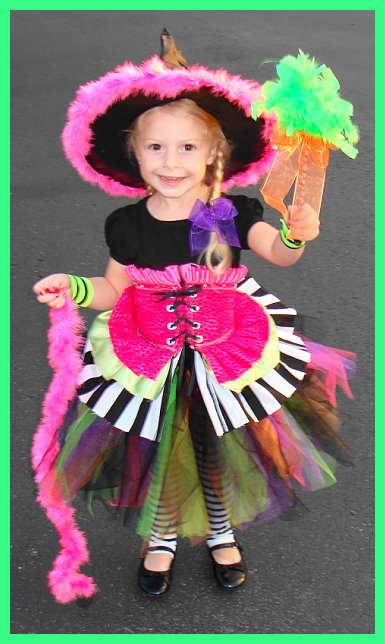 Homemade Witch Costume for Girls