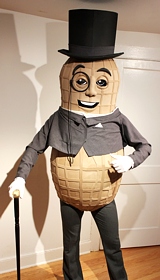 Homemade Mr. Peanut Mascot Costume