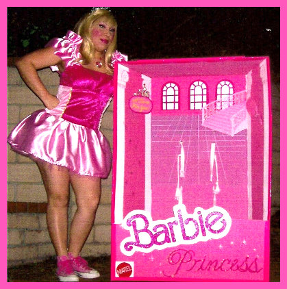 barbie doll box costume