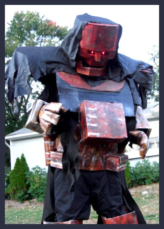 Homemade Rusty Robot Costume