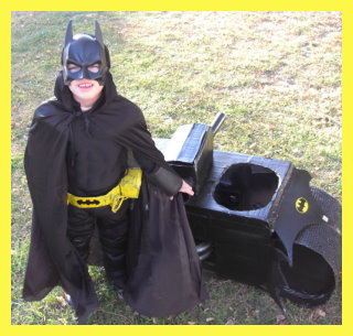 Batman with BatCycle Costume