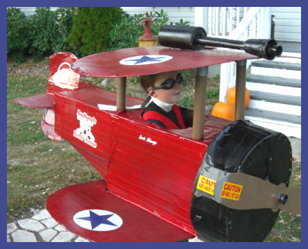 Homemade Bi Plane Costume