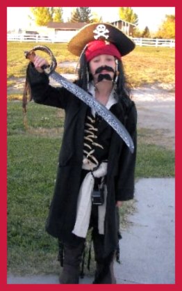 Homemade Pirate Captain Costume