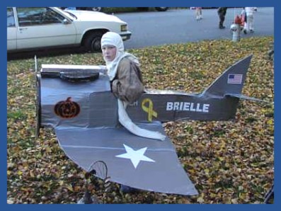 Homemade Plane Costume for boys