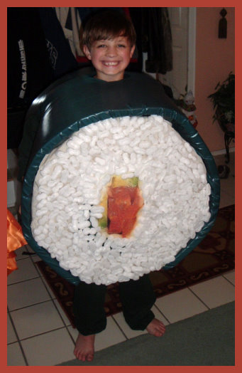 Homemade Sushi Costume for kids