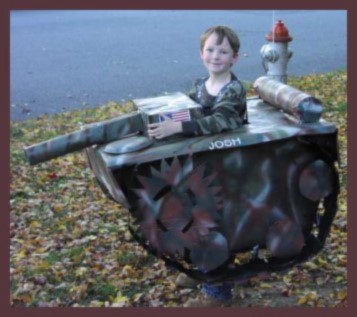 Homemade Tank Costume - Homemade Halloween Costumes