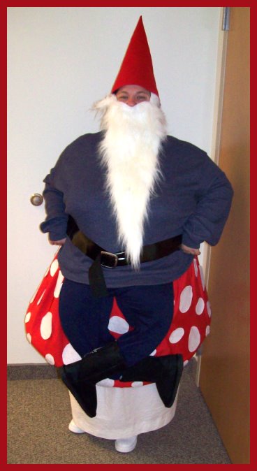 Gnome on a Toadstool Costume